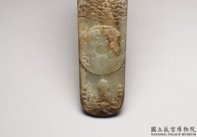 图片[2]-Jade carving in the shape of archaic Gui tablet and Bi disc, late Ming to Qing dynasty-China Archive